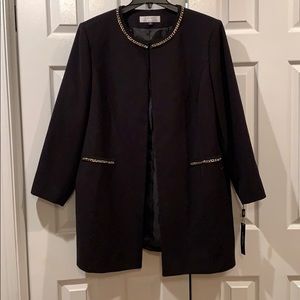 Plus Size Tahari Topper Jacket